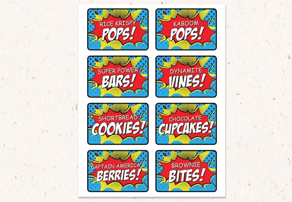superhero-foodlabel